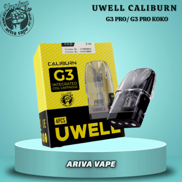  کارتریج یوول کالیبرن جی3 پرو _ UWELL CALIBURN G3 PRO CARTRIDGES، کارتریج جی3پرو، کارتریج جی3پرو کوکو، G3PRO، G3PROKOKO 