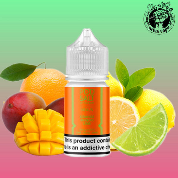  سالت پرتقال انبه فروت لیمو اکسترا پادسالت _ XTRA PODSALT ORANGE MANGO LIME SALT 