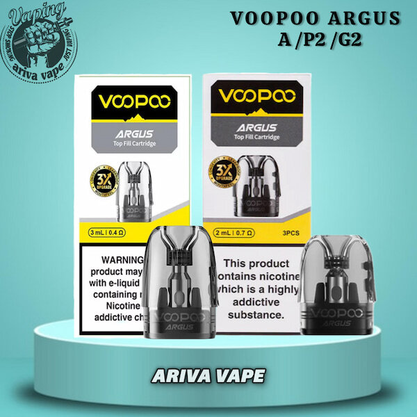  کارتریج یدک کارتریج ووپو آرگاس ای/ پی2/ جی2 -VOOPOO ARGUS A/ P2/ G2/ POD Cartridge، کارتریج آرگاسA، کارتریج آرگاس P2، G2 