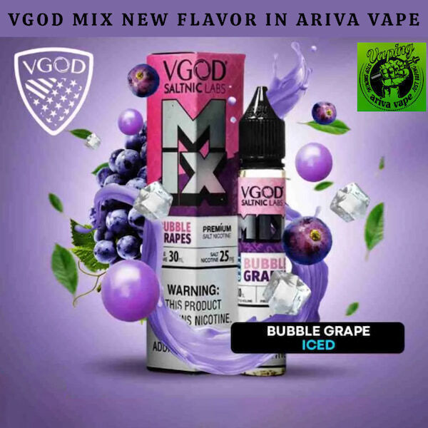 Vgod mix series, bubble grape vgod mix series, bubble grape vgod, vgod salt, vgod bubble grape mix series, VGOD MIX SERI