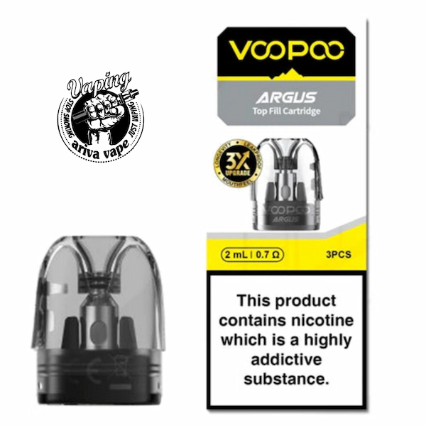  کارتریج، کارتریج VOOPOO ، کارتریج VOOPOO ARGUS POD، VOOPOO ARGUS POD cartridges، arivavape، ARGUS pod cartridges 