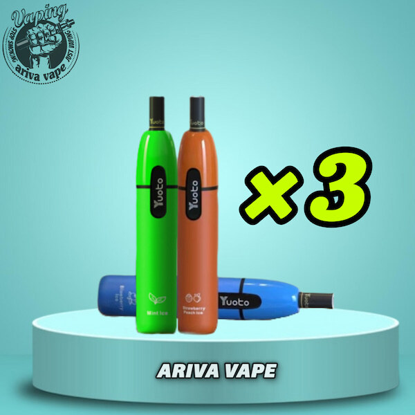  3 عدد پاد یوتو 3000 پاف – 3 YUOTO 3000 PUFFS 