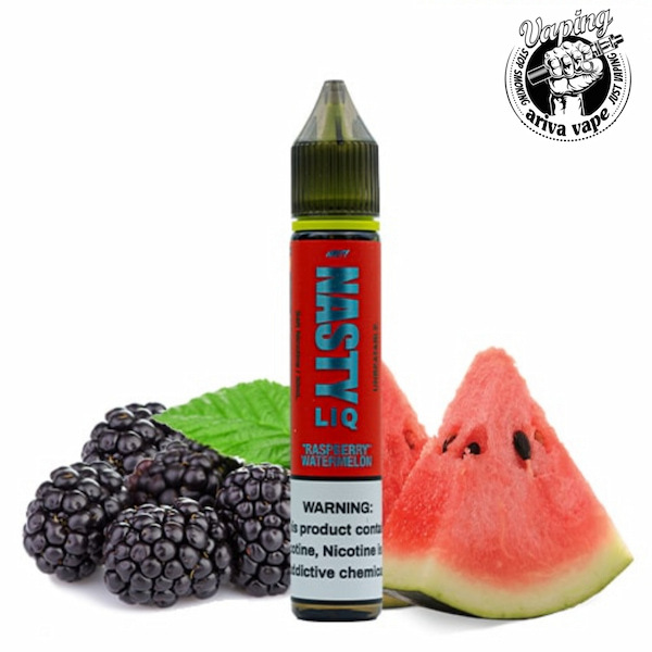  سالت هندوانه تمشک نستی اورجینال با بهترین قیمت،nasty RASPBERRY WATERMELON SALT ، سالت نستی، سالت NASTY 