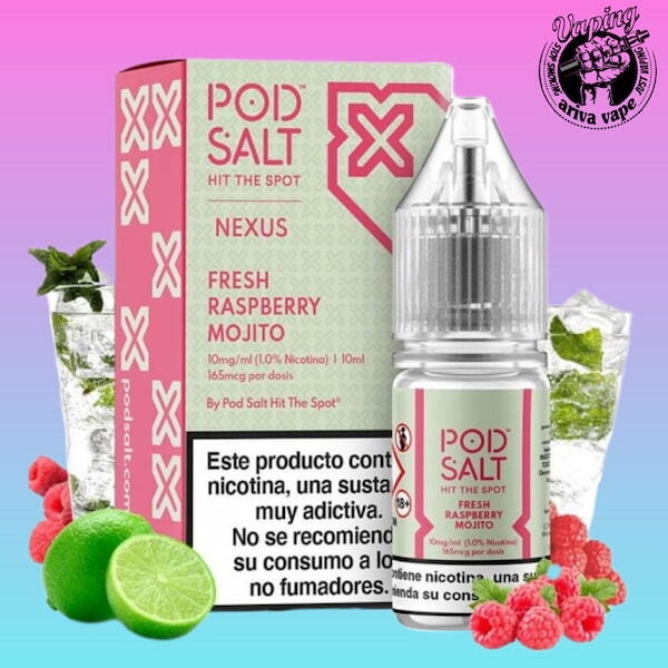  سالت تمشک تازه موهیتو اکسترا پادسالت _ XTRA PODSALT FRESH RASPBERRY MOJITO SALT 