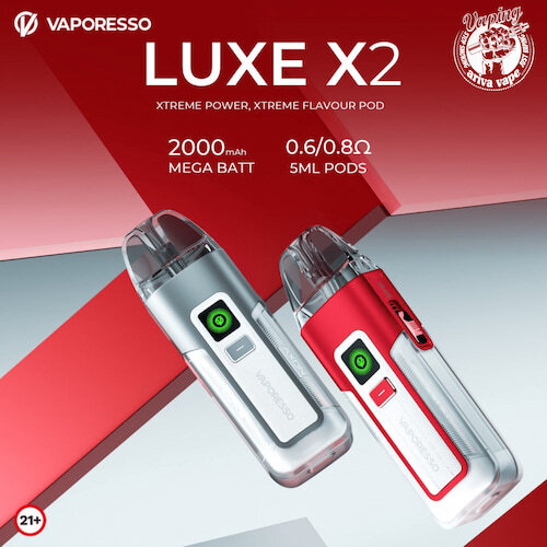  پاد ویپرسو لوکس ایکس 2اورجینال با وکیوم فابریک کمپانی و بهترین قیمت بازار، vaporesso luxe x2 with company vacuum 