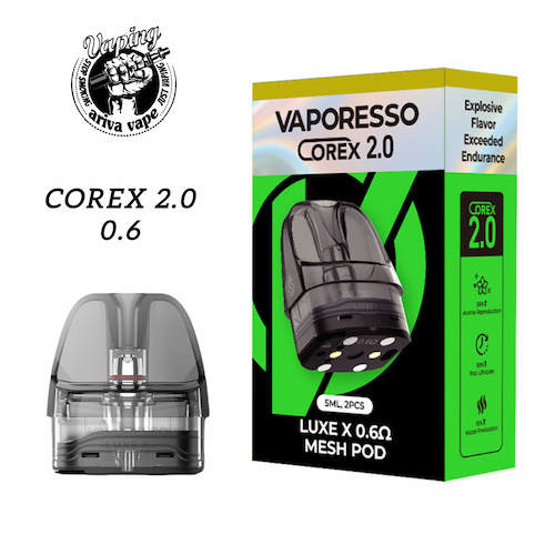  کورکس 2 لوکی ایکس 2، corex2.0 vaporesso، نسل جدید کارتریج ویپرسو، کورکس 2ویپرسو، corex2.0لوکس ایکس 2، کارتریج luxe x2 